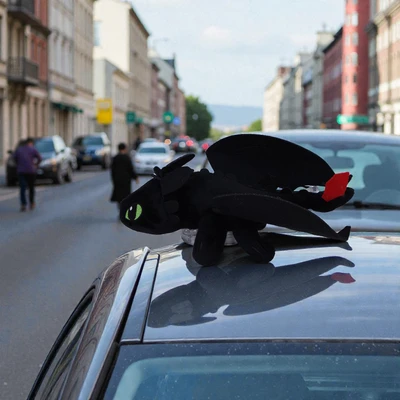 Gambar Otto Klasse Ornamen Exterior Mobil Dragon - Hitam