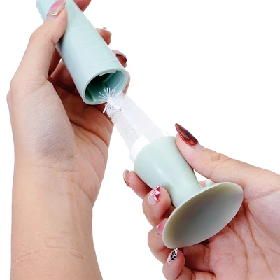 Gambar Proclean Sikat Botol Dengan Suction Base - Hijau/Putih