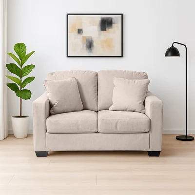 Gambar Ashley Bavello-9 Sofa Fabric 2 Seater - Cokelat Muda