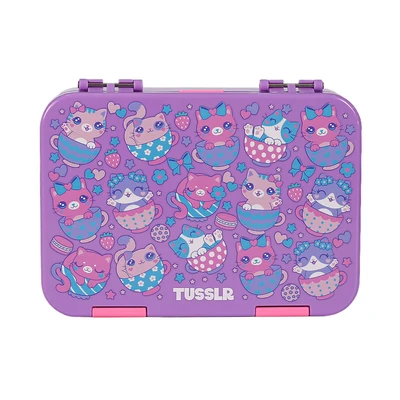 Gambar Tusslr Perlengkapan Sekolah Cat Versi 2 Set 3 Pcs - Ungu