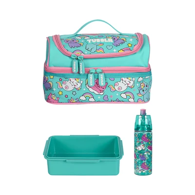 Gambar Tusslr Perlengkapan Sekolah Unicorn Set 3 Pcs - Hijau