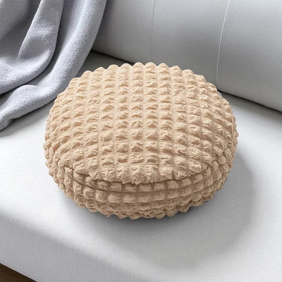 Gambar Forhom Mochi Bantal Sofa Microfiber Seer Round 38x38 cm - Krem Beige