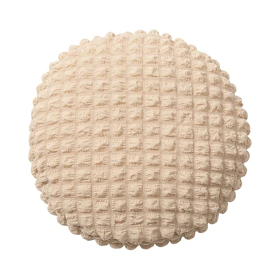 Gambar Forhom Mochi Bantal Sofa Microfiber Seer Round 38x38 cm - Krem Beige