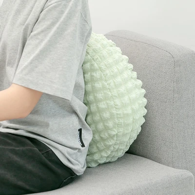 Gambar Forhom Mochi Bantal Sofa Microfiber Seer Round 38x38 cm - Hijau