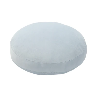 Gambar Forhom Mochi Bantal Sofa Microfiber Mallow Round 60x60 cm - Biru