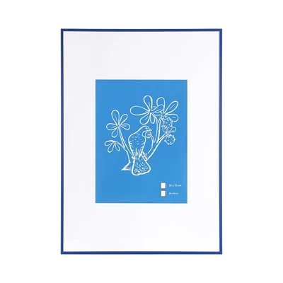 Gambar Informa Bingkai Foto Gallery Dinding Aluminium & Plastik 50x70 cm - Biru