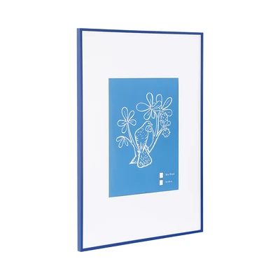 Gambar Informa Bingkai Foto Gallery Dinding Aluminium & Plastik 50x70 cm - Biru
