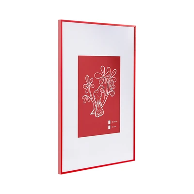 Gambar Informa Bingkai Foto Gallery Dinding Aluminium & Plastik 50x70 cm - Merah