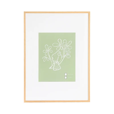 Gambar Informa Bingkai Foto Gallery Dinding Kayu & Plastik 50x70 cm - Cokelat
