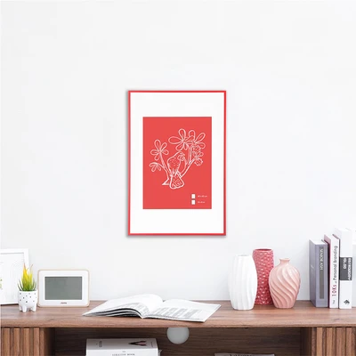 Gambar Informa Bingkai Foto Gallery Dinding Aluminium & Plastik 40x60 cm - Merah