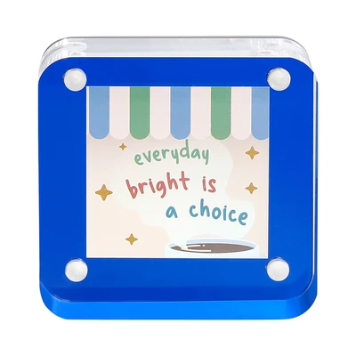 Gambar Informa Bingkai Foto Akrilik 7x7 cm - Biru
