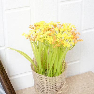 Gambar Informa Bunga Artifisial Lilac Dengan Pot 15x15x22 cm - Kuning