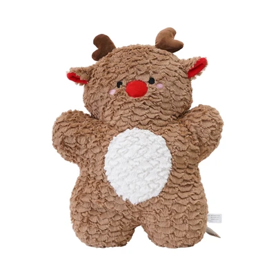 Gambar Ataru Bantal Sofa Dekorasi Natal Christmas Deer - Cokelat