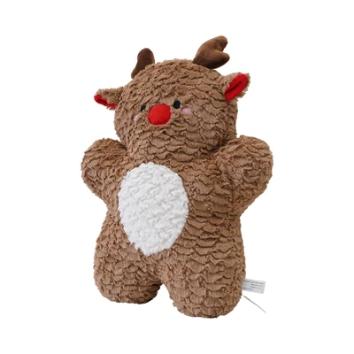Gambar Ataru Bantal Sofa Dekorasi Natal Christmas Deer - Cokelat