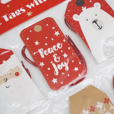 Gambar Ataru Kartu Ucapan Natal Christmas Set 24 pcs - Mix