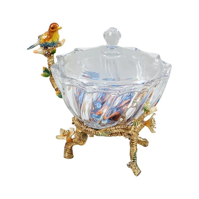Gambar Appetite Ava Stoples Permen Kaca 13 cm Transparan - Gold