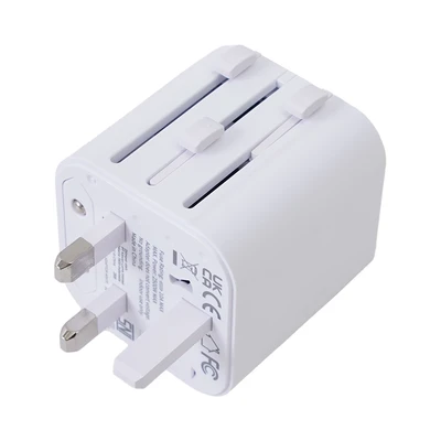 Gambar Krisbow Adaptor Travel Universal Lightweight - Putih