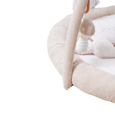 Gambar Kindla Baby Playmat Dengan Mainan Gantung - Krem Beige