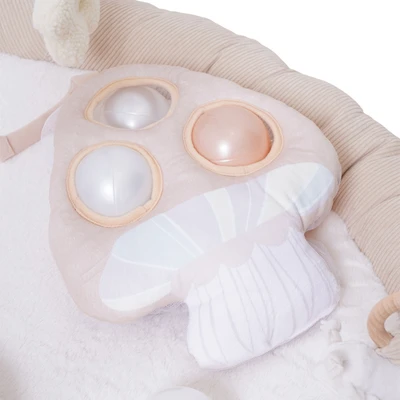 Gambar Kindla Baby Playmat Dengan Mainan Gantung - Krem Beige