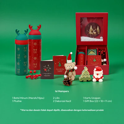 Gambar Noelle Hampers Natal Warmly Teddy Bear 2025 Random