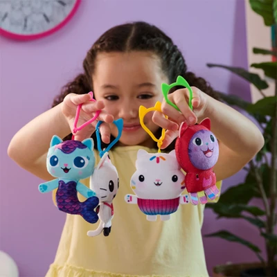 Gambar Gabby's Dollhouse Gantungan Kunci Clip Plush Random