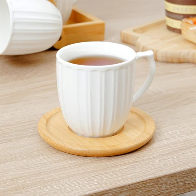 Gambar Appetite Moly Teko & Cangkir Teh Porcelain Dengan Saucer Set 5 Pcs - Putih