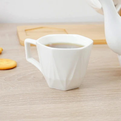 Gambar Appetite Mia Teko & Cangkir Teh Porcelain Dengan Rak Set 5 Pcs - Putih