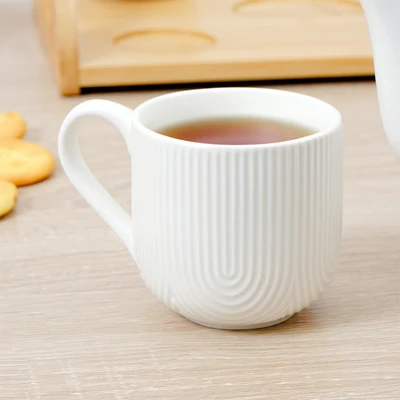 Gambar Appetite Moa Teko & Cangkir Teh Porcelain Dengan Nampan Set 5 Pcs - Putih