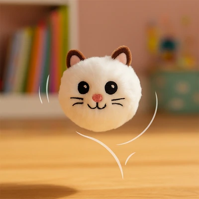 Gambar Paso Bouncy Ball Cat - Putih