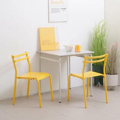 Gambar Informa Benson Set Meja Makan 2 Kursi Dixon - Kuning