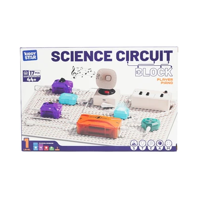 Gambar Kiddy Star Science Circuit Block Player Piano Set 17 Pcs - Mix