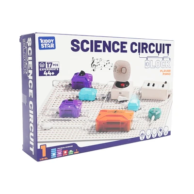 Gambar Kiddy Star Science Circuit Block Player Piano Set 17 Pcs - Mix