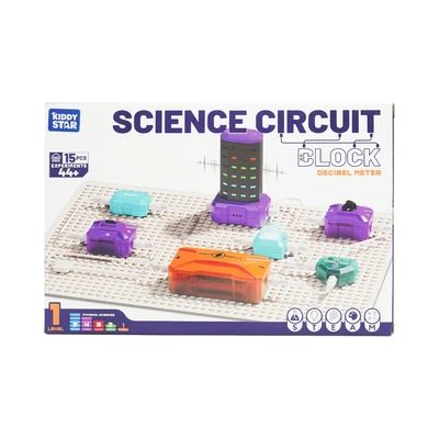 Gambar Kiddy Star Science Circuit Block Decibel Meter Set 15 Pcs - Mix