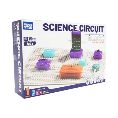 Gambar Kiddy Star Science Circuit Block Decibel Meter Set 15 Pcs - Mix