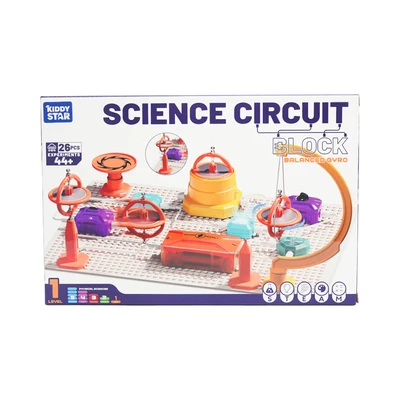 Gambar Kiddy Star Science Circuit Block Balanced Gyro Set 26 Pcs - Mix