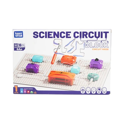 Gambar Kiddy Star Science Circuit Block Circuit Maze Set 16 Pcs - Mix
