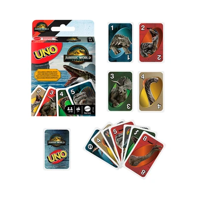 Gambar Uno Kartu Jurassic World Rebirth - Mix