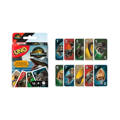 Gambar Uno Kartu Jurassic World Rebirth - Mix