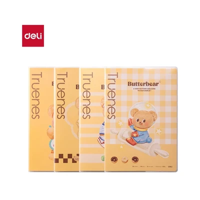 Gambar Deli Notebook Eva Cover Butterbear V1 Random