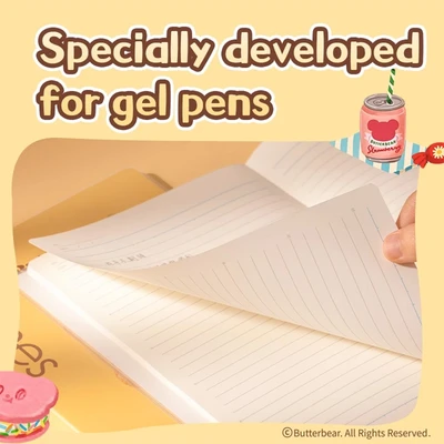 Gambar Deli Notebook Eva Cover Butterbear V1 Random