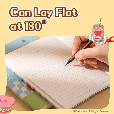 Gambar Deli Notebook Eva Cover Butterbear V2 Random