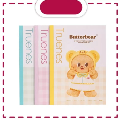 Gambar Deli Notebook A5 Soft Cover Butterbear Random