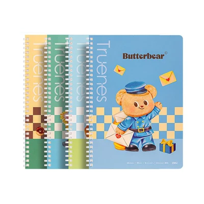 Gambar Deli Notebook B5 Spiral Butterbear Random