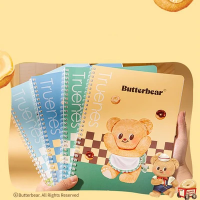Gambar Deli Notebook B5 Spiral Butterbear Random