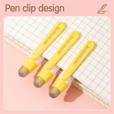 Gambar Deli Pulpen Gel Hitam Erasable 0.5 Mm Spongebob G95bk Random