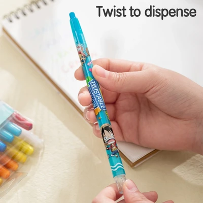 Gambar Deli Crayon 12 Warna Twistable One Piece - Mix