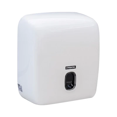 Gambar Krisbow Dispenser Tisu Jumbo Roll 28x13x30 cm - Putih