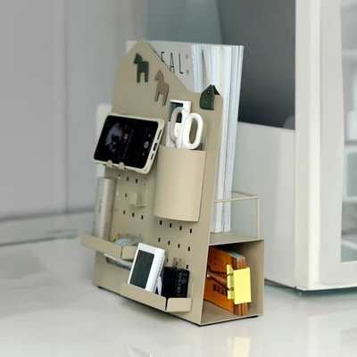 Gambar Stora Pegra Organizer Meja Large - Krem Beige