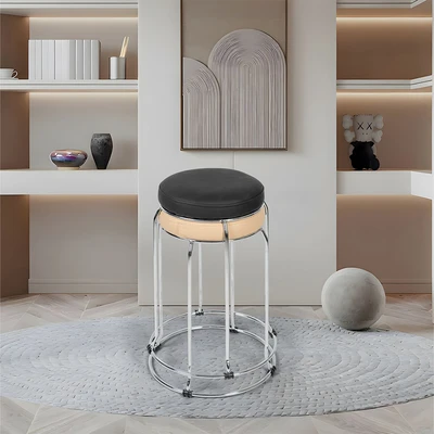 Gambar Soleil Orion Bangku Susun Dengan Bantalan - Hitam