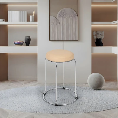 Gambar Soleil Orion Bangku Susun Dengan Bantalan - Krem Beige